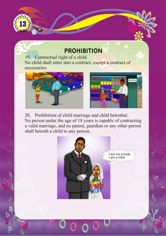 Back Cover of UHURU CHILDREN'S RIGHTS By Comrade Uchenna Umez